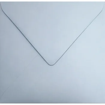Obálka Ozdobné hladké barevné obálky čtvercové Malmero Azur modré - 25 Ks.