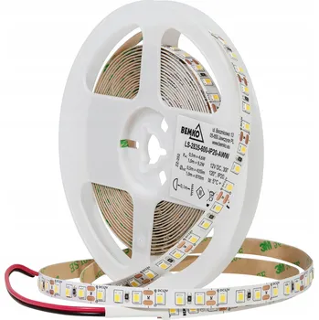LED páska LED pásek 2835-600 bílá teplá 12V 5m IP20 Bemko
