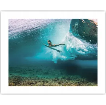 Obraz Obraz plakát na zeď bez rámu 50x40 surfing foto plakáty do obýváku ložnice