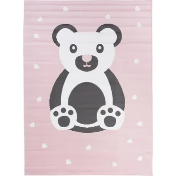 Koberec KOBEREC PINKY 140x200 MEDVÍDEK PASTELOVÝ PRO DĚTI 04p