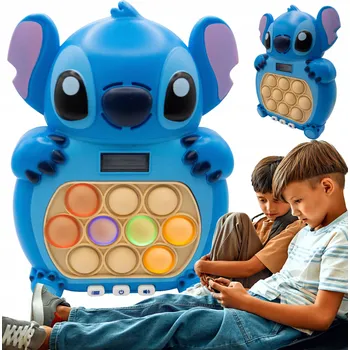 POP IT DOVEDNOSTNÍ HRA POP IT ANTISTRESOVÁ ELEKTRONICKÁ KONZOLE PRO SVÍTÍCÍ zvuk