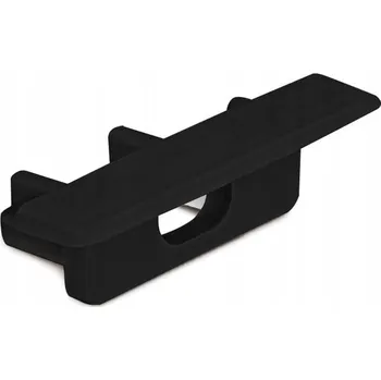 Příslušenství pro LED osvětlení ZÁSUVKA / ZÁSLEPKA PRO PROFIL MICRO-NK ČERNÁ S OTVOREM