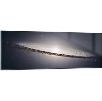 Obraz Obraz na skle do obýváku ložnice 90x30 galaxie obrazy na zeď sklo
