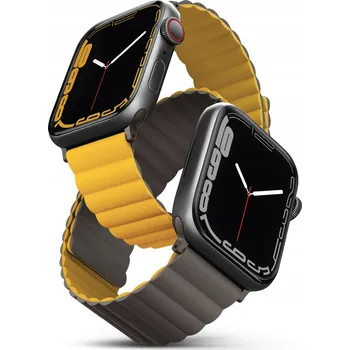 Řemínek na hodinky Řemínek UNIQ pro Apple 22mm žlutý