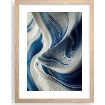 Obraz Obraz plakát v rámu světlý dub do obýváku 30x40 barva plakáty na zeď