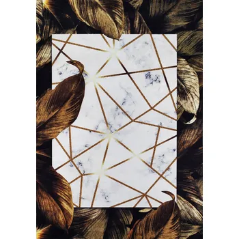 Koberec KOBEREC 120x180 LISTY PROTIKLOUZAVÝ PRATELNÝ