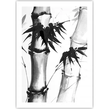 Obraz Plakát bez rámu do obýváku ložnice 50x70 bambus moderní módní obraz