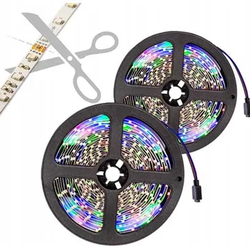 LED osvětlení LED pásek 5M 5050 RGB barevný, kvalitní sada