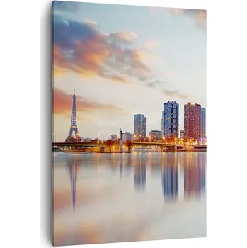 Obraz Obraz na plátně do obývacího pokoje ložnice 50x70 město obrazy na zeď canvas