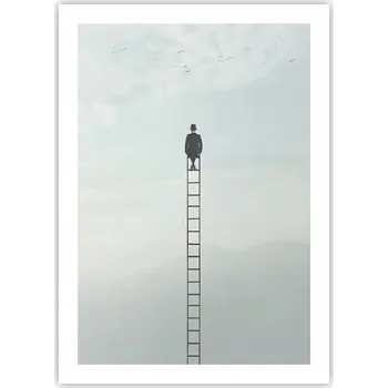 Obraz Plakát bez rámu do obýváku ložnice 50x70 abstrakce moderní módní obraz