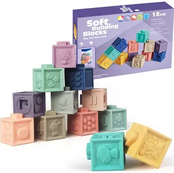 ostatní stavebnice Měkké senzorické stavebnice M-Imp sada 12 Ks