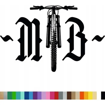 Samolepící dekorace Samolepka na stěnu MOUNTAIN BIKING MTB 94x148 cm