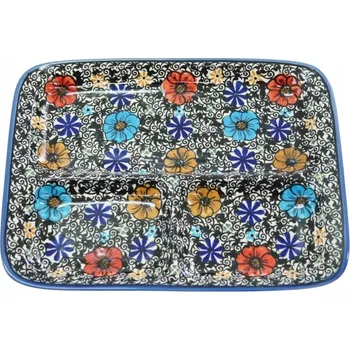 Talíř Keramický dělený talíř Keramika Bolesławiec