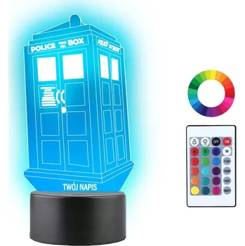 Lampička Noční lampa Plexido vícebarevná