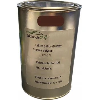 Lak na dřevo Barva Polyuretanová průmyslová barva, polyuretanový lak 1l lesk 2:1 RAL 8011