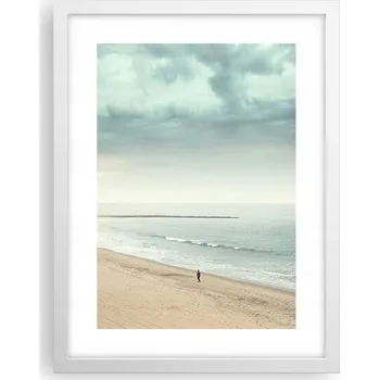 Obraz Obraz plakát v bílém rámu do obýváku 30x40 moře foto plakáty na zeď