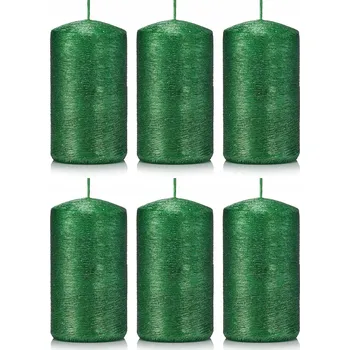 Svíčka Tradiční parafínová svíčka bez vůně Drobo 6 ks