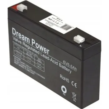 Záložní baterie Bezúdržbový Akumulátor 6V 6,6Ah