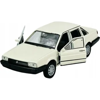 autíčko WELLY VW VOLKSWAGEN PASSAT B2 / SANTANA BÍLÝ 1:34 NOVÝ KOVOVÝ MODEL 43647