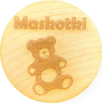 Obraz DŘEVĚNÁ PLAKETA ŠTÍTEK NA ZÁSUVKY KRABIČKA DECOUPAGE PLAKETY 1 KS