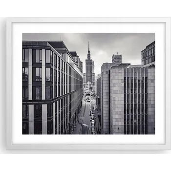 Obraz Obraz plakát na zeď v bílém rámu 50x40 město foto plakáty do obýváku
