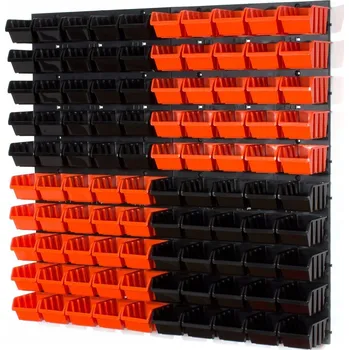 Obraz Dílenská nástěnná tabule 80 x 80 cm se 100 boxy