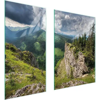 Kuchyňské prkénko Krájecí deska TMK ArtDeko sklo 2 ks