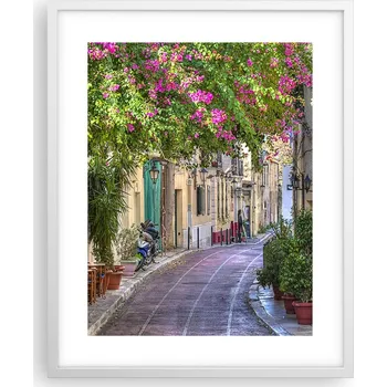 Obraz Obraz plakát na zeď v bílém rámu 40x50 architektura plakáty do obýváku