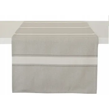 Prostěradlo Běžec béžový, bílý, krémový, odstíny hnědé 100 x 40 cm