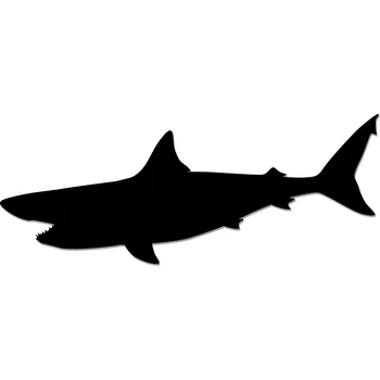 Obraz Žralok Prolamovaná Dekorace Panel Obraz 3D Ozdoba na Zeď 90 x 36 cm