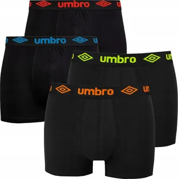 UMBRO PÁNSKÉ BOXERKY SLIPY 4 KUSY ČERNÉ vel. M