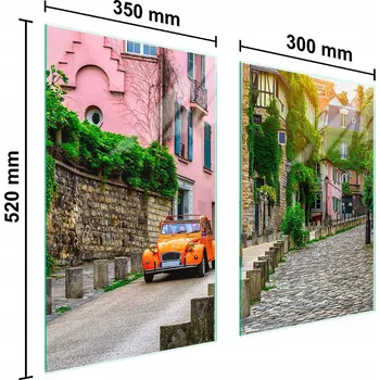 Kuchyňské prkénko Krájecí deska TMK ArtDeko sklo 2 ks