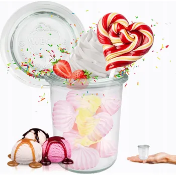 Sklenice Sklenice WECK/skleněné víko zavařovací sklenice 160 Ml MOLD