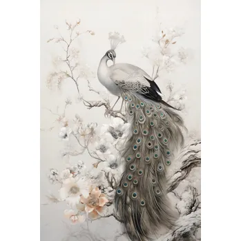 Plakát Plakát Páví Grácie bez rámu 61 x 91,5 cm