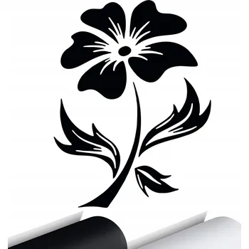 Samolepicí dekorace na vozidlo Samolepka na auto KVĚTINA 11x15