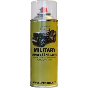 Barva ve spreji KAMUFLÁŽNÍ BARVY MILITARY Syntetická ve spreji 400ml ČSN 2880