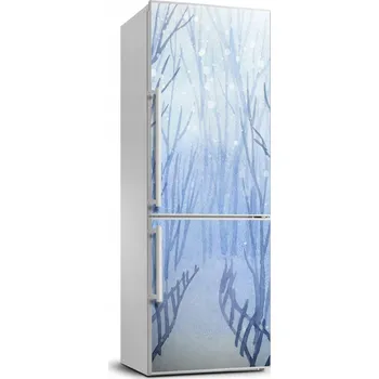 Fototapeta Samolepící Samolepka na ledničku Les v zimě