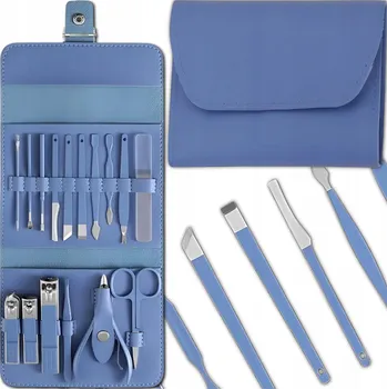 Sada na MANIKÚRU a PEDIKÚRU Nůžky Kleště na Nehty Profesionální 16v1