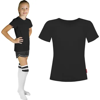 Dětské tričko Marcinkowski černé, bavlna, velikost 116