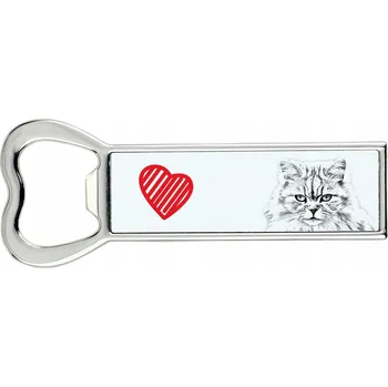 Otvírák Britská dlouhosrstá kočka - otvírák na láhve s kočkou a Vaší fotografií