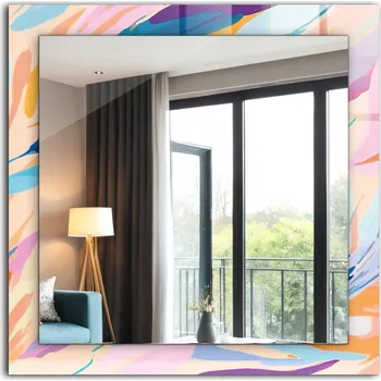 Zrcadlo Zrcadlo Coloray nástěnné čtverec 600 x 600 mm