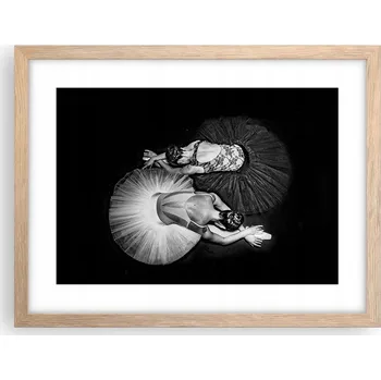 Obraz Obraz plakát v rámu světlý dub do obýváku 40x30 baletka foto na zeď