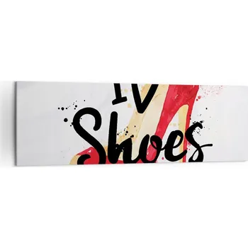 Obraz Velký obraz do obýváku 160x50 Podpatky moderní fotoobraz na plátně obrazy