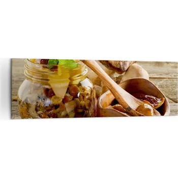 Obraz Velký obraz do obýváku 160x50 gastronomie moderní na plátně obrazy