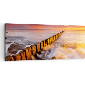 Obraz Foto obraz na plátně 100x40 krajina obývací pokoj ložnice na zeď velký