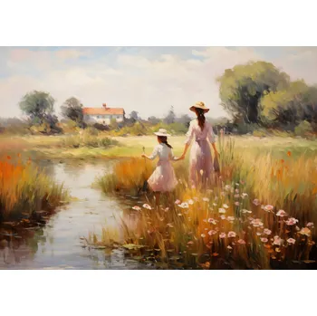 Plakát Plakát Venkovské spojení bez rámu 42 x 29,7 cm