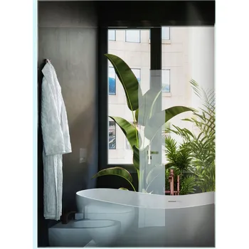 Zrcadlo Podsvícené Zrcadlo Studené LED Obdélníkové do Koupelny Obývacího pokoje 70x50 cm