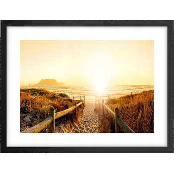 Obraz Obraz plakát v černém rámu do obýváku 40x30 krajina foto na zeď