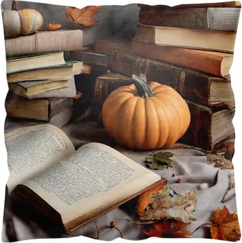 Polštář DEKORAČNÍ POVLEČENÍ NA POLŠTÁŘ 40x40 ANTYALERGICKÉ PODZIMNÍ BARVY