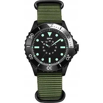 Hodinky Vojenské hodinky TPW luminous s látkovým řemínkem